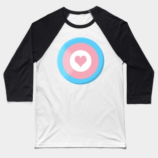 Pride Flag - Trans Flag Baseball T-Shirt